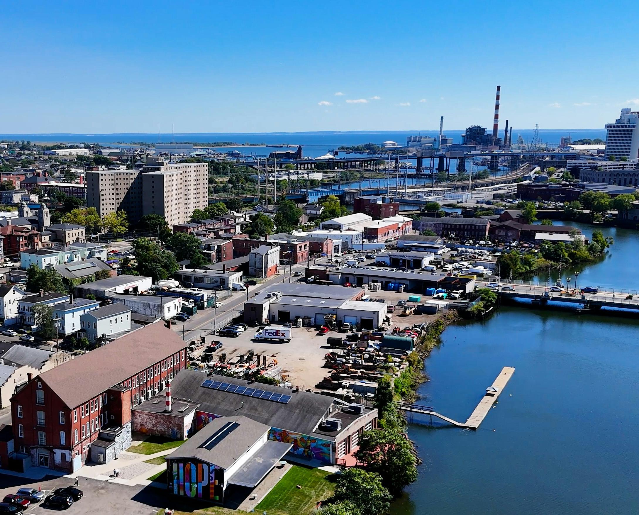 bridgeport connecticut from above